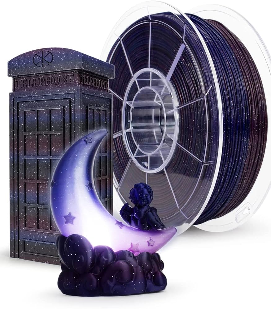 Amazon.com: ZIRO 3D Printer Filament, Gradient Twinkling PLA